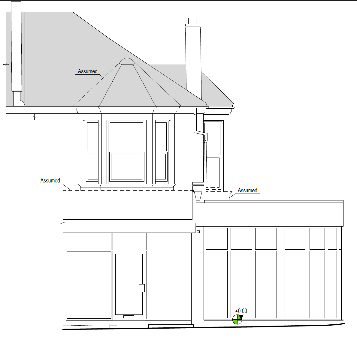 04_Existing front elevation